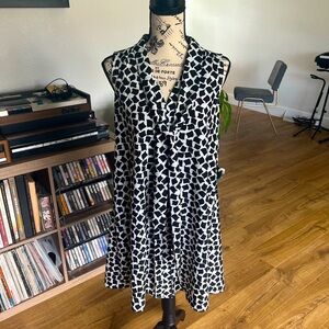 CeCe dress sleeveless with neck tie